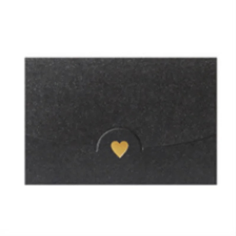 20Pcs small greeting card envelope made of Western colored pearl paper material with exquisite hot stamping and embossed design