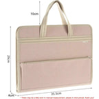Portable Expanding File A4 Document Bag 13-layers Accordion File Organizer Paper Holder Oxford Fabric Paper Storage A4 File Bag