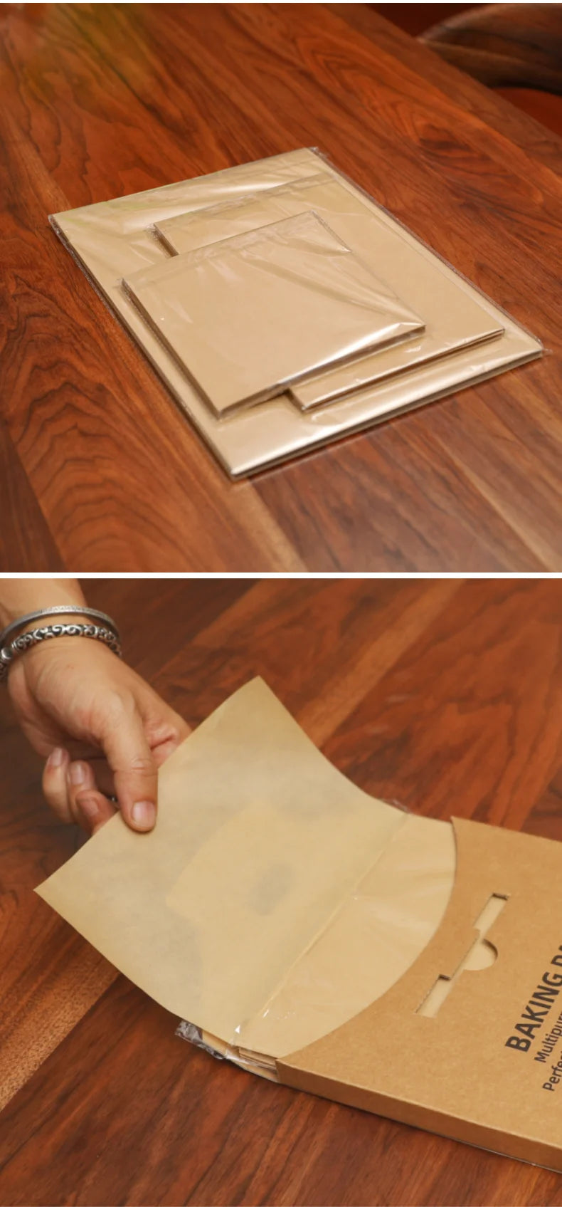 Parchment Paper Baking Paper Square Non-Stick Precut 4” to 12” Grilling Oven Air Fryer Steaming Burger Paper Baking Supplies