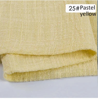 10 Pieces 32x32cm Cream Rough Edge Gauze Napkins 100% Soft Cotton Fabric Serviette Kitchen Tea Towels For Easter Party Supplies