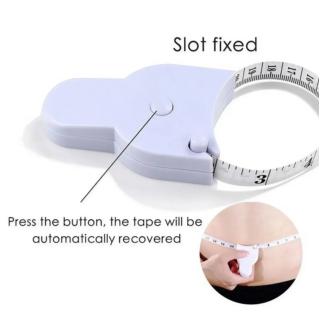 Telescopic Measuring Tape Automatic Body Meter Ruler Sewing Tools Accurate Centimeter Tape for Crafting Tailoring DIY Projects