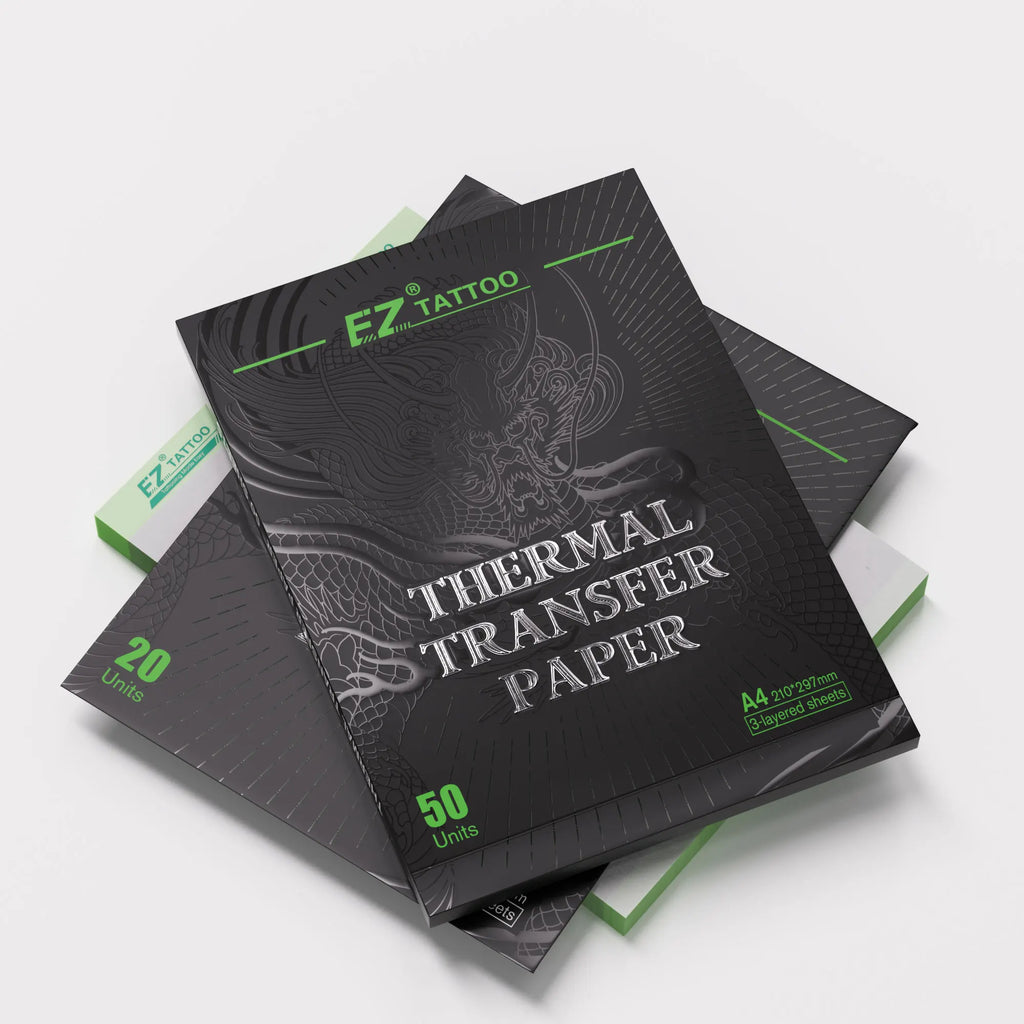 20/50pcs EZ Tattoo Transfer Paper A4 Size Tattoo Thermal Copier Stencil Papers for Tattoo Transfer Machine Paper Accessories