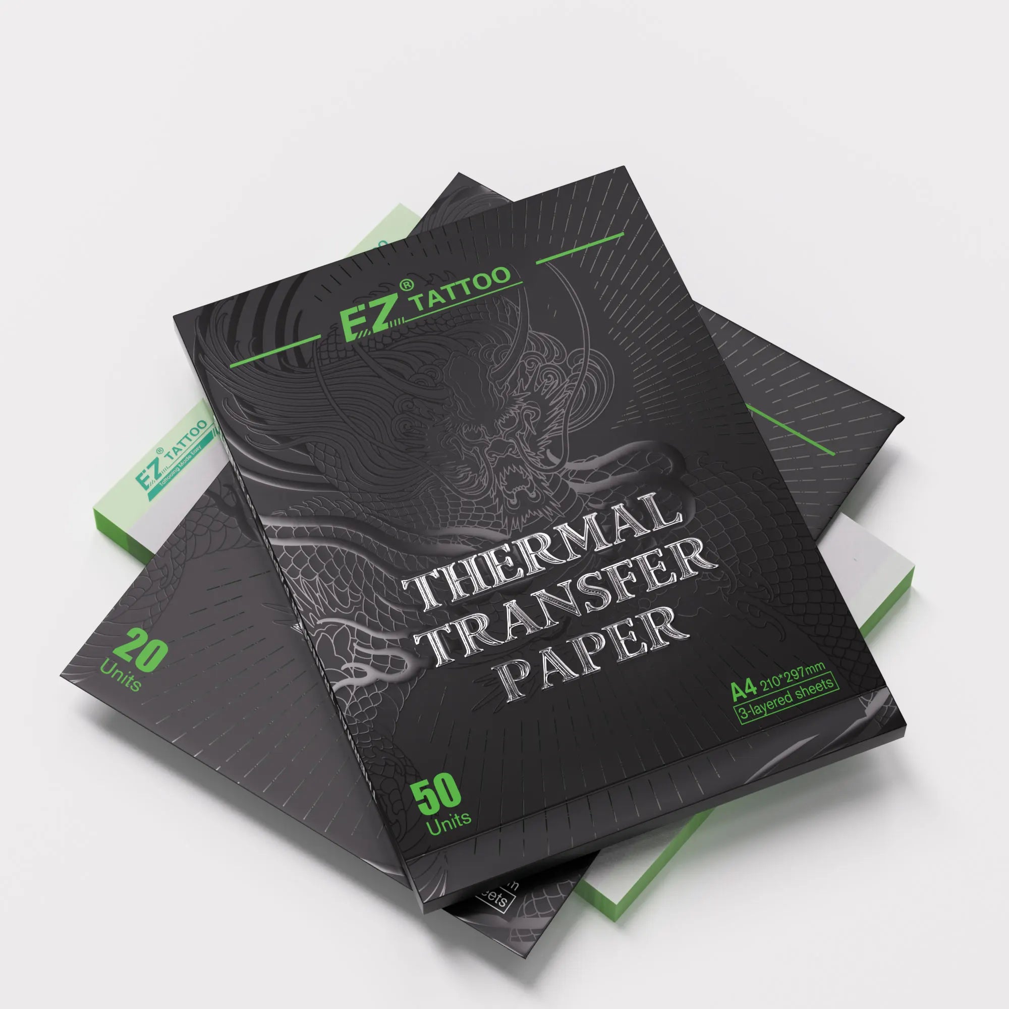 20/50pcs EZ Tattoo Transfer Paper A4 Size Tattoo Thermal Copier Stencil Papers for Tattoo Transfer Machine Paper Accessories