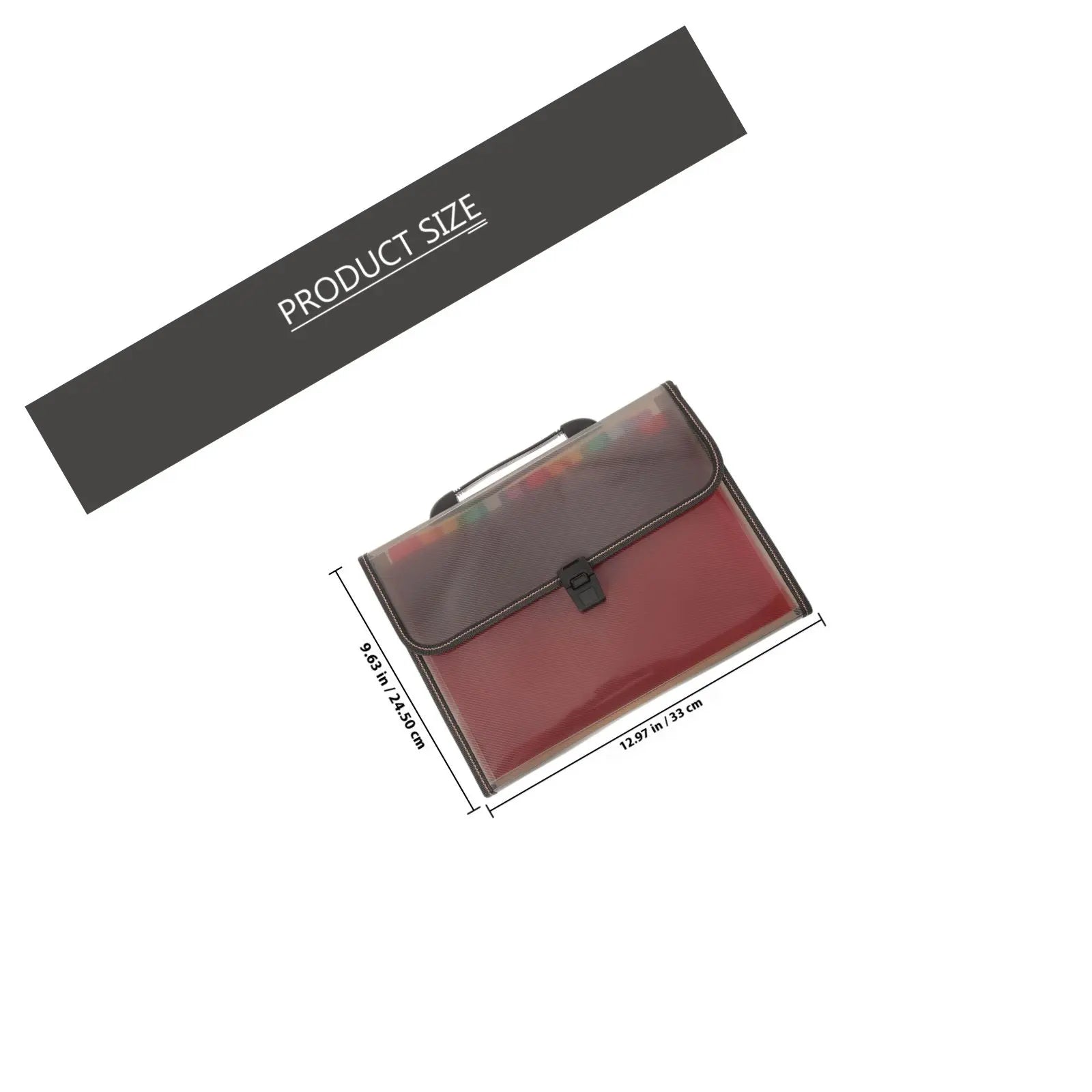 A4 Size Expanding Accordion File Folder Portable Document Organizer for Papers Receipts Bills Coupons Tickets Business Cards