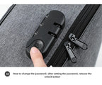 Lockable Document Storage Bag Multi Compartment Passport Card Certificate Organizer Travel Household Important File Box