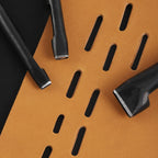 WUTA Basic Series 1pc Leather Belt Hole Puncher Oblong Hollow Punch Oval Flat Punches DIY Craft Tools for Strap Watch Band Bags