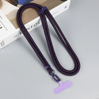Colorful Adjustable Long Lanyard for Mobile Cell Phone Candy Solid Color Crossbody Necklace Anti-Lost Strap for Phone Universal
