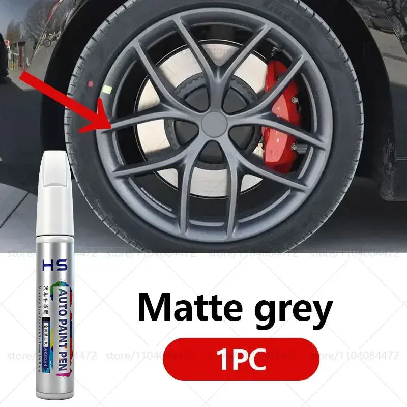 For Tesla Model 3 Y X S Scratch Removal and Wheel Hub Touch Up Pen Paint Clear Coat To Enhance Gloss Pearl White Deepsea Blue