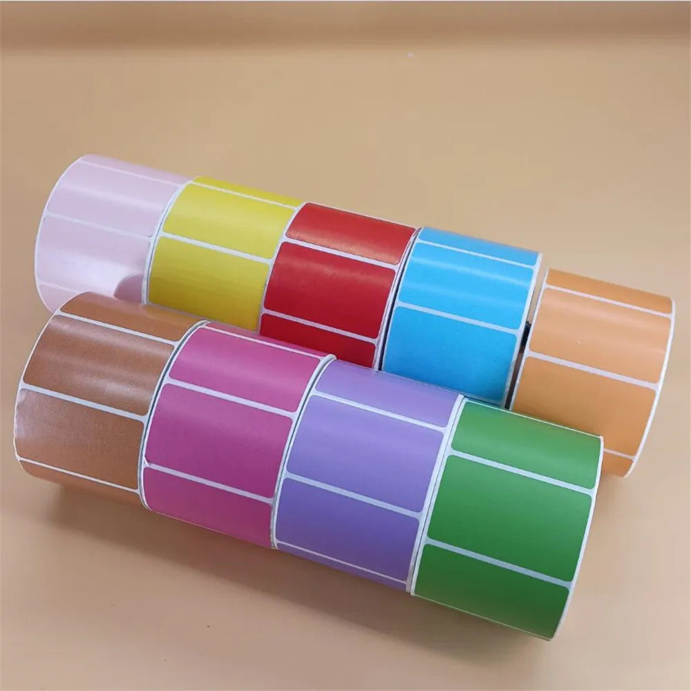 3*2cm Small Thermal Label Sticker Blank Waterproof Thermal Shipping Barcodes Self-Adhesive