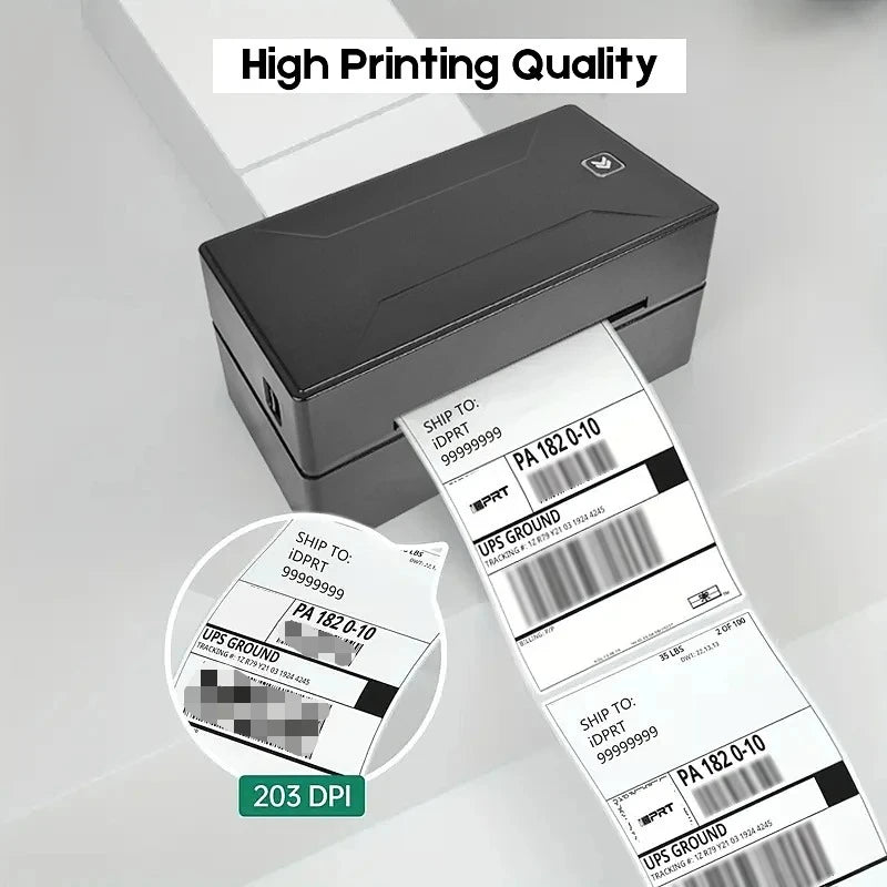 Marklife Thermal Label Printer Small Shipping Label Bluetooth-compatible Printer 4X6inch for iPhone Android Mac Window D200