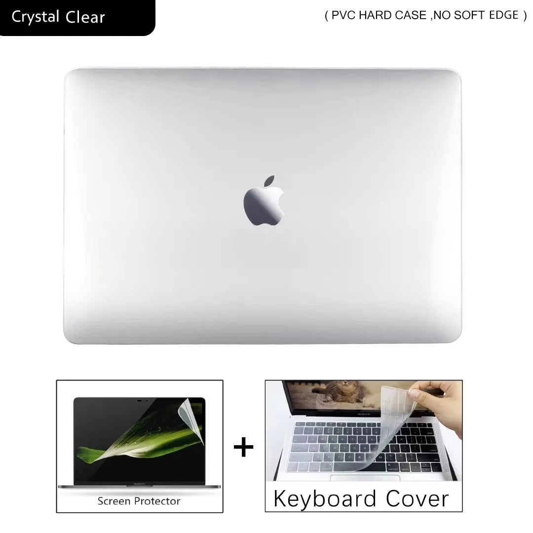 For Macbook Neo A18 Pro 13 Case M2 M4 M1 For MacBook Air 13 Case Cover Funda Pro 16 Case M3 2025 M5 Pro 14 Case 15.3 Laptop Case