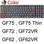 Keyboard Cover for MSI GF65 Thin GF63 GF75 Thin GF72 GF72VR GF62 GF62VR Silicone Protector Skin Case Gaming Laptop 15.6