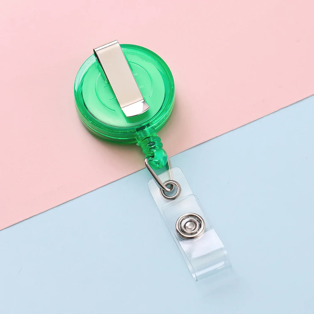 Retractable Steel Cord Pull Reel Keychains Spring Buckle Clasp Wire Rope Key Ring Recoil ID Card Holder Key Chain Multiple Tools
