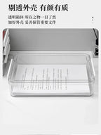 1pc/Test paper file sorting box Account book storage box A4 paper certificate storage box.