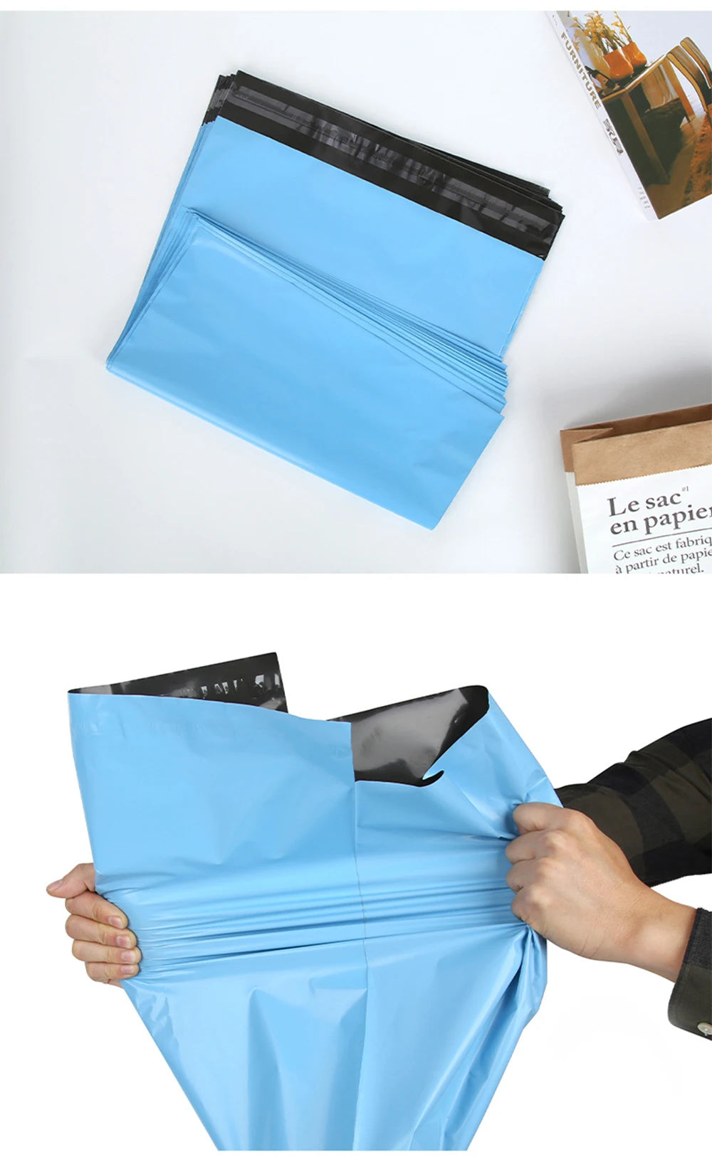 100pcs Custom Poly Mailer with Logo Self Seal Plastic Shipping Bags Personalized Packaging for Business Shipping Envelopes