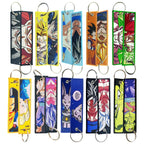 Dragon Ball Embroidery Cool Keychain Lanyard Anime Manga Series Badge Holder USB Pendant Portable Key Lanyard Accessories