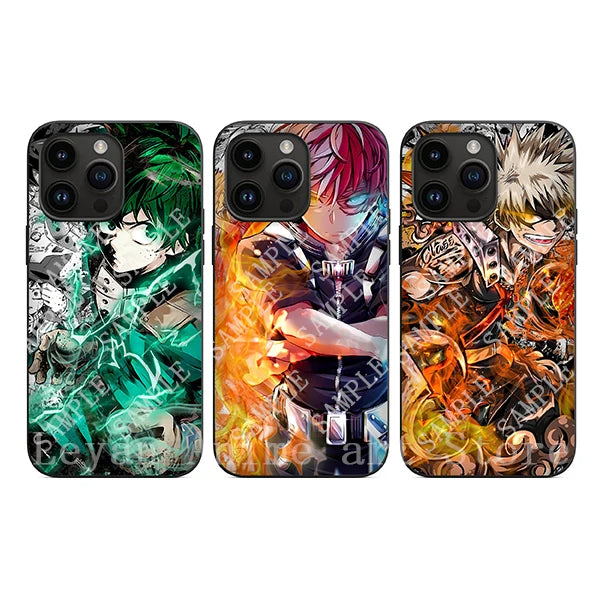 Anime 3D Lenticular Phone Case for iPhone,SAMSUNG,,Xiaomi/Redmi,ect. Creative Phone Cover Kids Children Birthday Gift