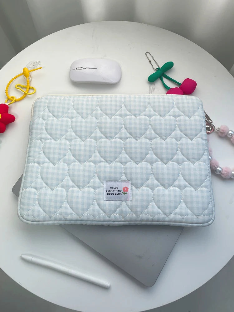 Cute Laptop Sleeves 13.3 14 15 15.6 Inch For Macbook Tablet Sleeve Bag For IPad Pro9.7 10.2 11 Air3 4 10.5 10.9 XiaoMi Samsung