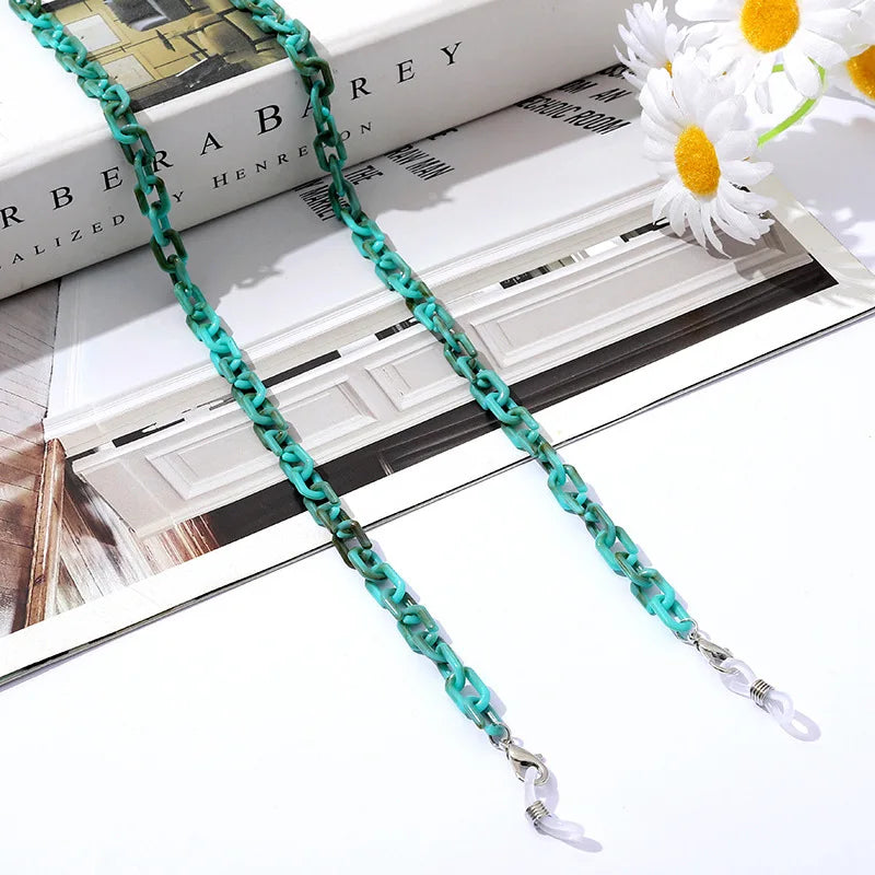 New Face Mask Chains Acrylic Glasses Chain Holder Lanyard Hanging Reading Eyewear Mask Women Men Neck Chains Holder Rope Strap