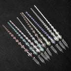 Crystal Glass Dipping Pen Gift Box Colorful Gold Powder Ink Signature Pen Set Creative Stationery Gifts For Friends Classmates