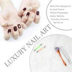 Pink Nail Art Soft Fur Foldable Hand Rest Pad Nail Art Photo Background Manicure Practice Cushion Mat Nail Equipment Tool