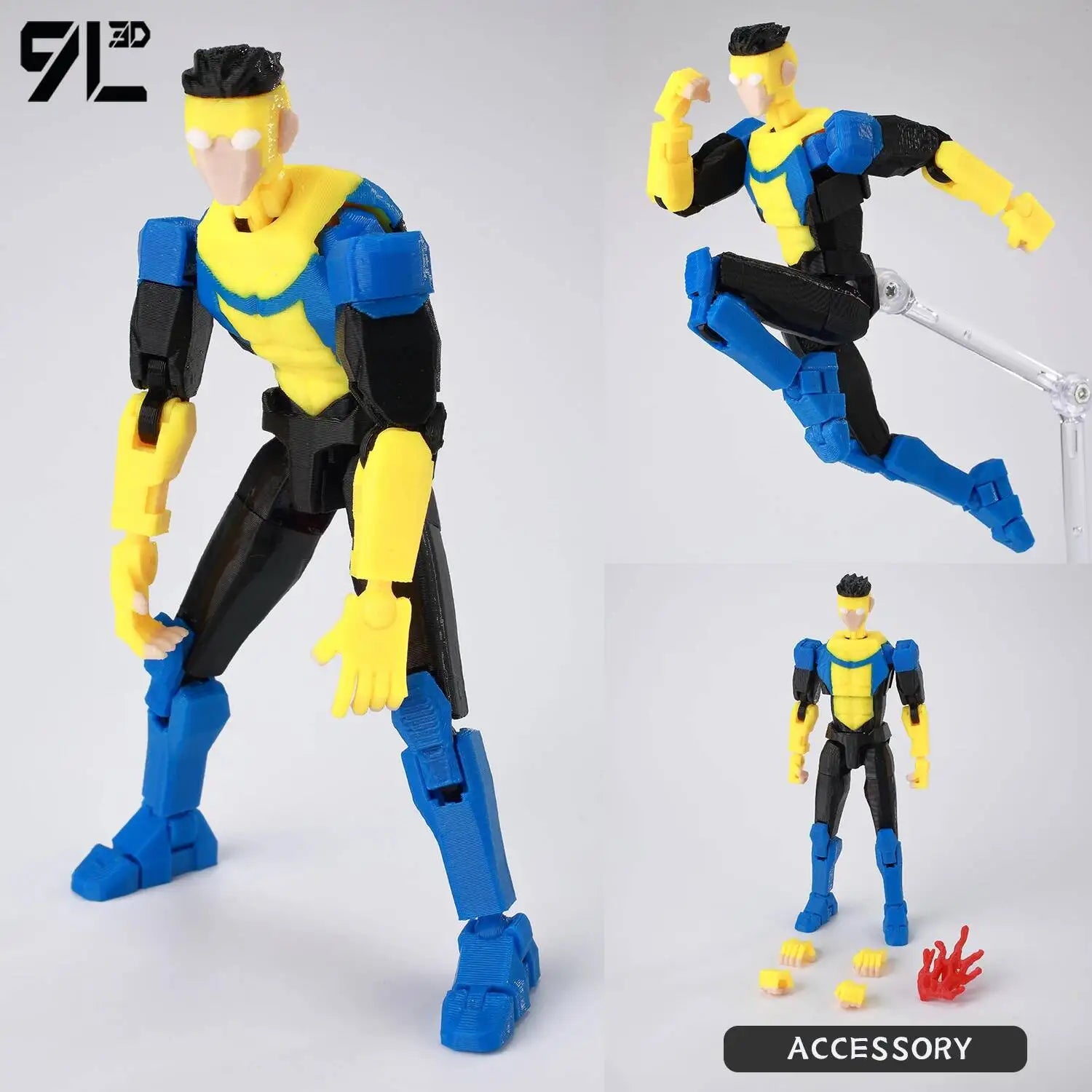 9L3D Printe Dummy13 T13 Unbeatable Mark Grayson Bulletproof Mark Grayson Action Figure Anime Collectible Model Toy For Kids Gift