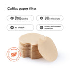 Icafildas Coffee Capsule Paper Filter for BOSCH -s Machine Tassimo Refillable Filter Maker Pod Disposable Paper Filters
