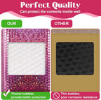 30Pcs/Lot Holographic Bubble Mailers Mailing Envelope Waterproof Courier Bag Padded Bubble Envelopes Shipping Packaging