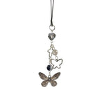 Y2K Charms Phone Pendant Butterfly Sweet Girl Phone Lanyard Phonestraps Backpack Ornament Phone Chain Camera