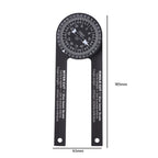 Professional Miter Saw Protractor Angle Finder Precision Miter Angle Finder Plumbers Woodworking Scale Mitre Saw Measuring Tool