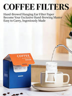 Disposable Coffee Filter Bags Portable Drip Coffee Paper Pack Hanging Ear Espresso Coffee Accessories Tea Brewing Tools