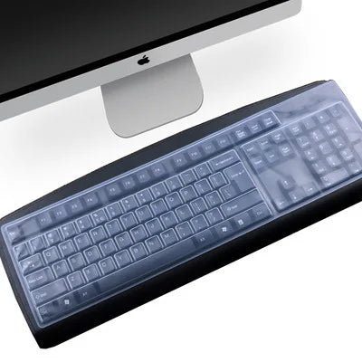 1PC Soft Silicone Keyboard Cover For Universal Desktop Computer Anti-dust Keyboard Cover Case Transparent Clear Protecter Film