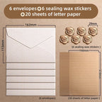 16pcs High-Quality Wedding Invitation Envelopes Special Paper Business Stationery Postcard Excerpt Envelopes