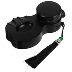 Portable Covered Inkstone Sealed Ink Tray Ink Dish Brush Rest Holder Beginner Student Calligraphy Practice Chinese Inkstone
