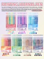 Languo 27-207 Colors Of One Set Drawing Handbook Pens Student DIY Graffiti Multi-Color Gel Pen Writing Marker Stationery