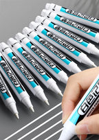 1/3Pcs White Permanent Marker Pens 0.7/1.0/2.5MM Paint Markers For Wood Rock Plastic Leather Glass Stone Metal Art Supplies