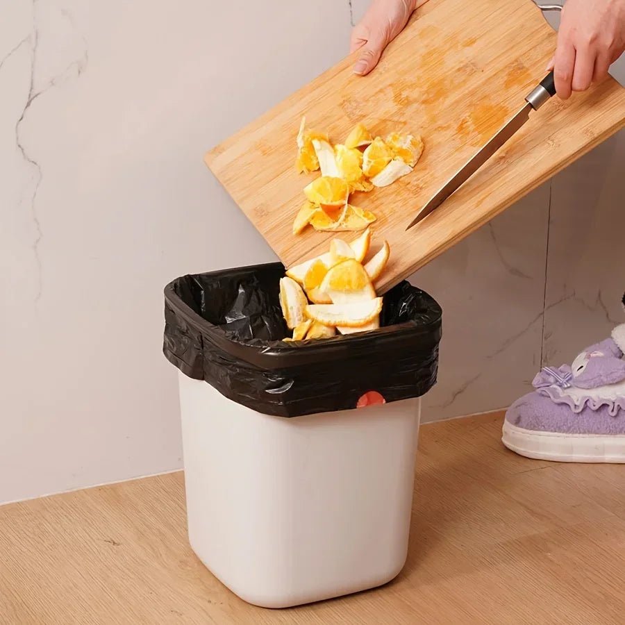 Heavy Duty Drawstring Trash Bags 3.6 Gallon 1/3/5 Rolls for Kitchen Bathroom Bedroom Living Room Office - Kitchen Bin Liners
