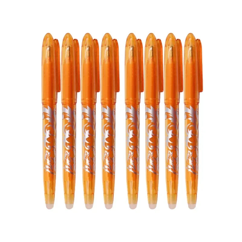 8/4pcs Erasable Gel Pen  Multi-Color0.5mm Tip Painting Writing Drawing School Black Blue Red Pink Orange Green Purple Light Blue