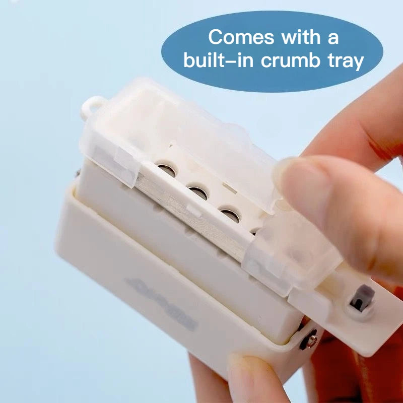 KW-TRIO Mini Portable Multi-Color Punch Hole Binder Punch 6-Hole Punch Multi-Functional Study Organizer Hole Punch