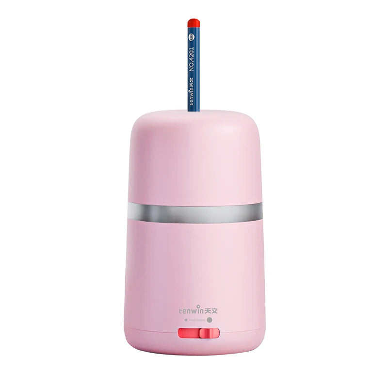Tenwin Electric pencil sharpener Fully automatic pencil sharpener for 6-8mm pencil Student stationery supplies