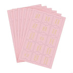 6 Sheets Pink Bible Tabs for Women Men Large Print Stickers Bible Index Tabs Laminated Bible Tabs Easy to Read and Apply