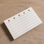 M5/A8 Loose Leaf Notebook Refill Spiral Binder Inner Page Weekly Monthly To Do Line Dot Grid Inside Paper Stationery