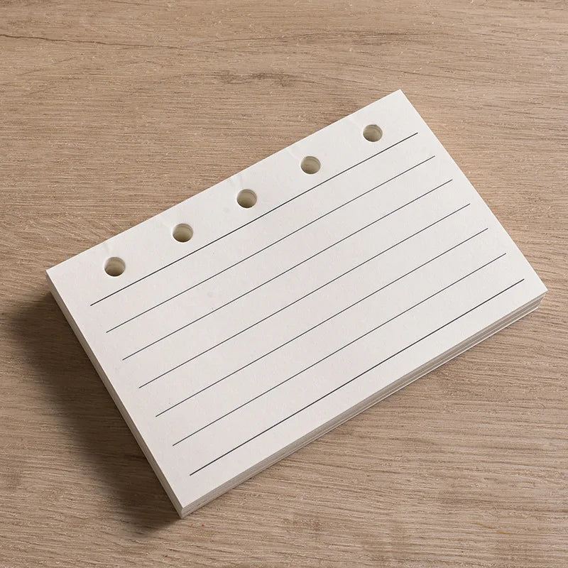 M5/A8 Loose Leaf Notebook Refill Spiral Binder Inner Page Weekly Monthly To Do Line Dot Grid Inside Paper Stationery