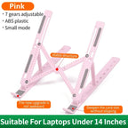 Portable Adjustable Laptop Stand Foldable Notebook Bracket Computer Monitor Holder For Macbook Air iPad Tablets Base Accessories