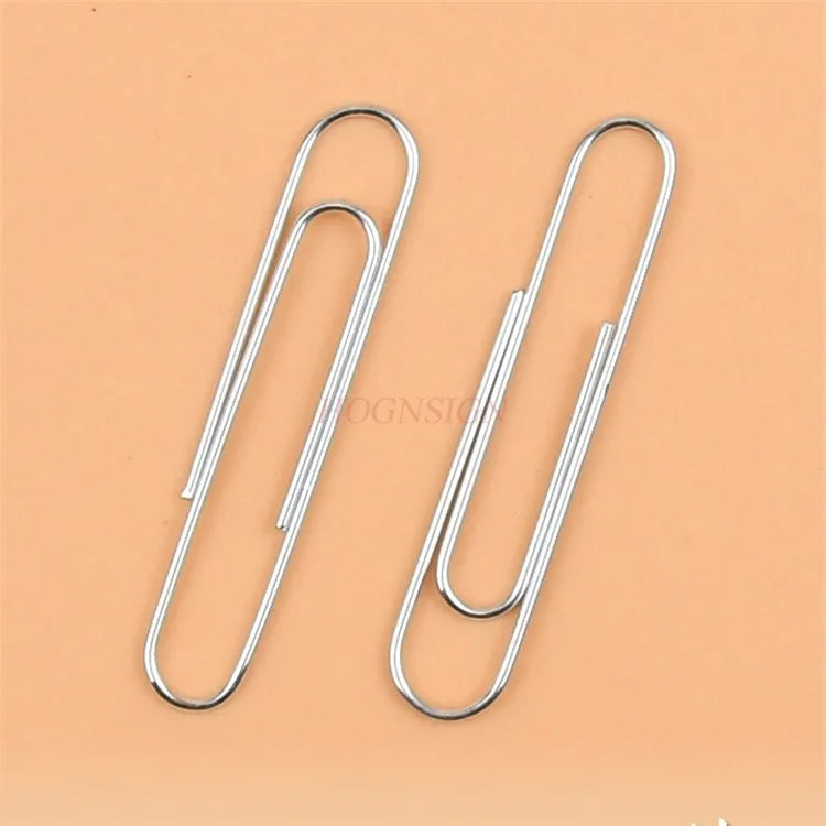 80pcs stationery clips Paper clip box large paper clip paper clip paper clip 50MM thick stationery clip