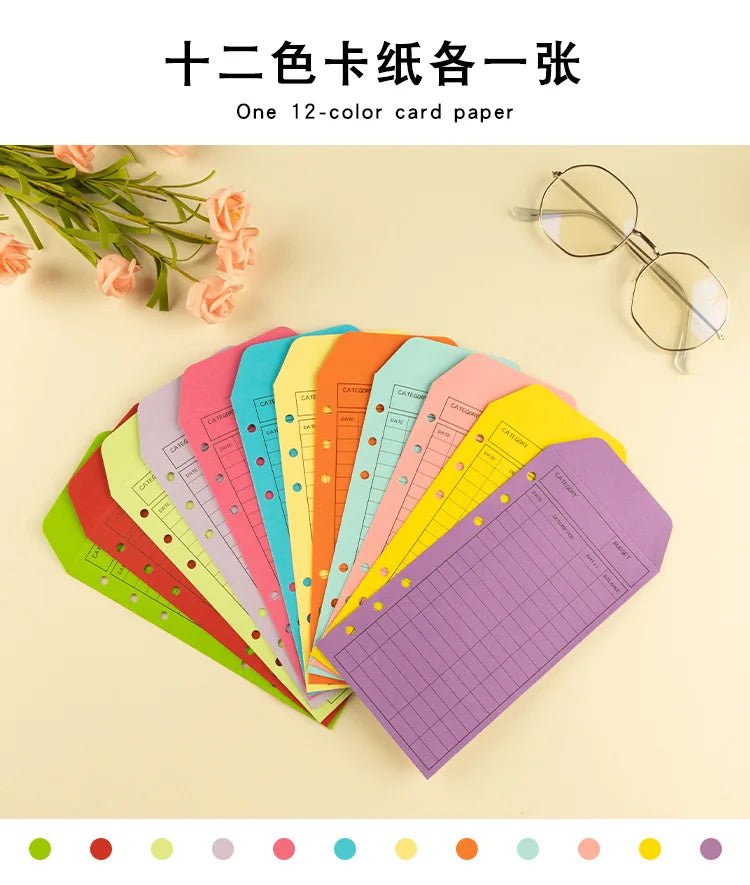 Bview Art PP Budget Envelope Monthly Weekly Planner, Cash Envelope Efficient Budget Savings and Expense Tracking