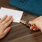1PCS Retro Sword Letter Opener Zinc Alloy Portalble Utility Knife Cutter Envelope Opener Mail Knife School Office Supplies