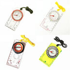 Compass Navigation Map Reading Scouts Camping Hiking Scale Ruler Outdoor Orienteering Tools
