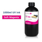 LED UV Ink 1000ml UV Ink For Epson 1390 R1800 R1900 TX800 4800 7880 9880 DX5 DX7 UV Flatbed Printer Universal UV Curing Ink
