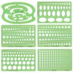 Jewelry Design Template Diamond Gemstone Drafting Ruler Kit Formwork Rulers Professional Designer Tools Supplies T-777-1 T-777-2